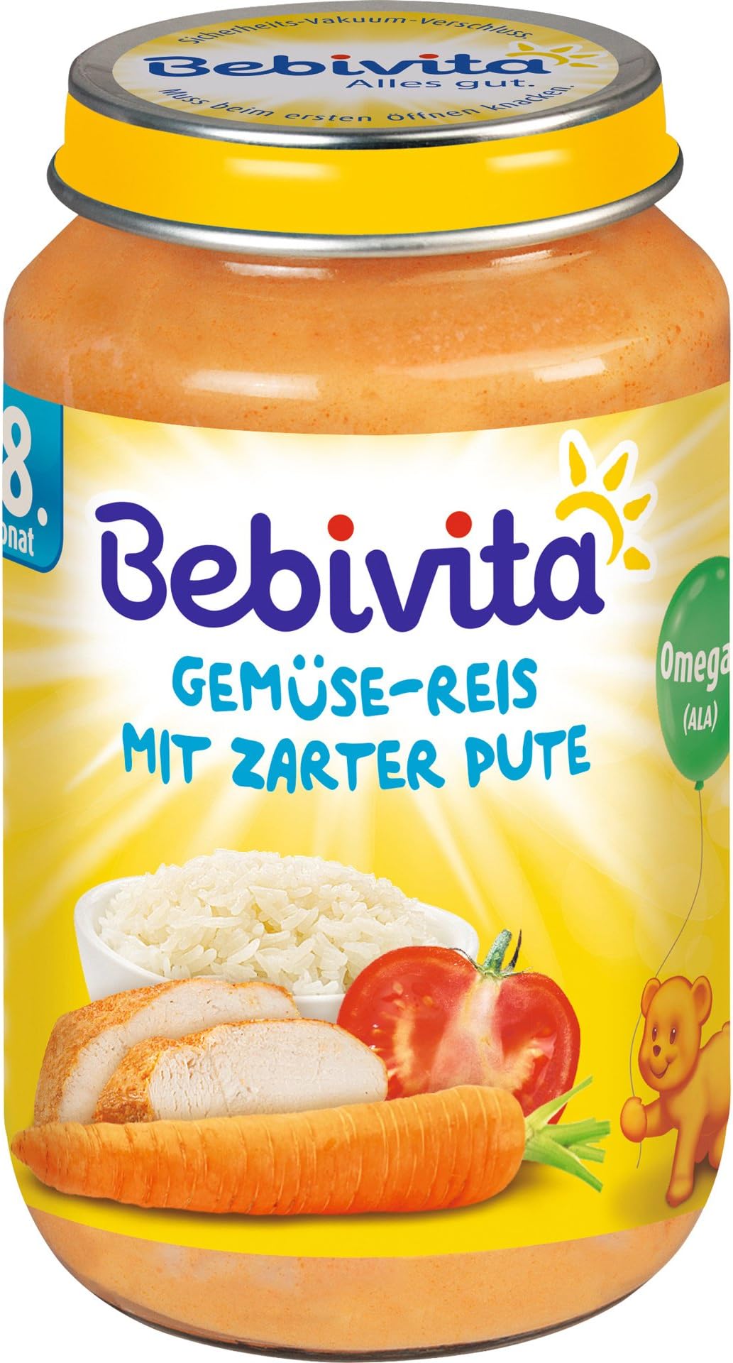 Bebivita Gemüse-Reis mit zarter Pute 220g