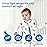 TotAha Sleep Sack infant 6-12 months 3 Pack, Breathable Sleep Bag for Baby Girl Boy, Wearable Blanket with 2-way Safe Zipper, 0.5 TOG