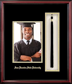Campus Images NCAA unisex 5x7 Portrait with Tassel Box Petite Cherry