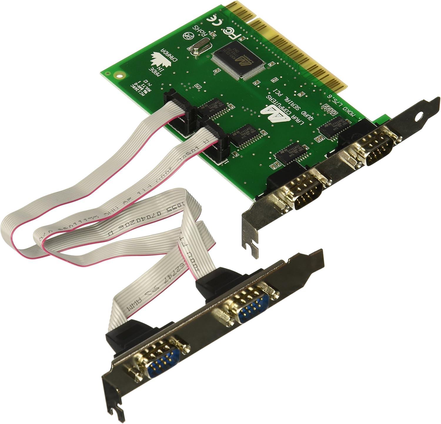 C2G 26805 Lava QuattroPCI 4Port PCI 16550 DB9 Serial Card