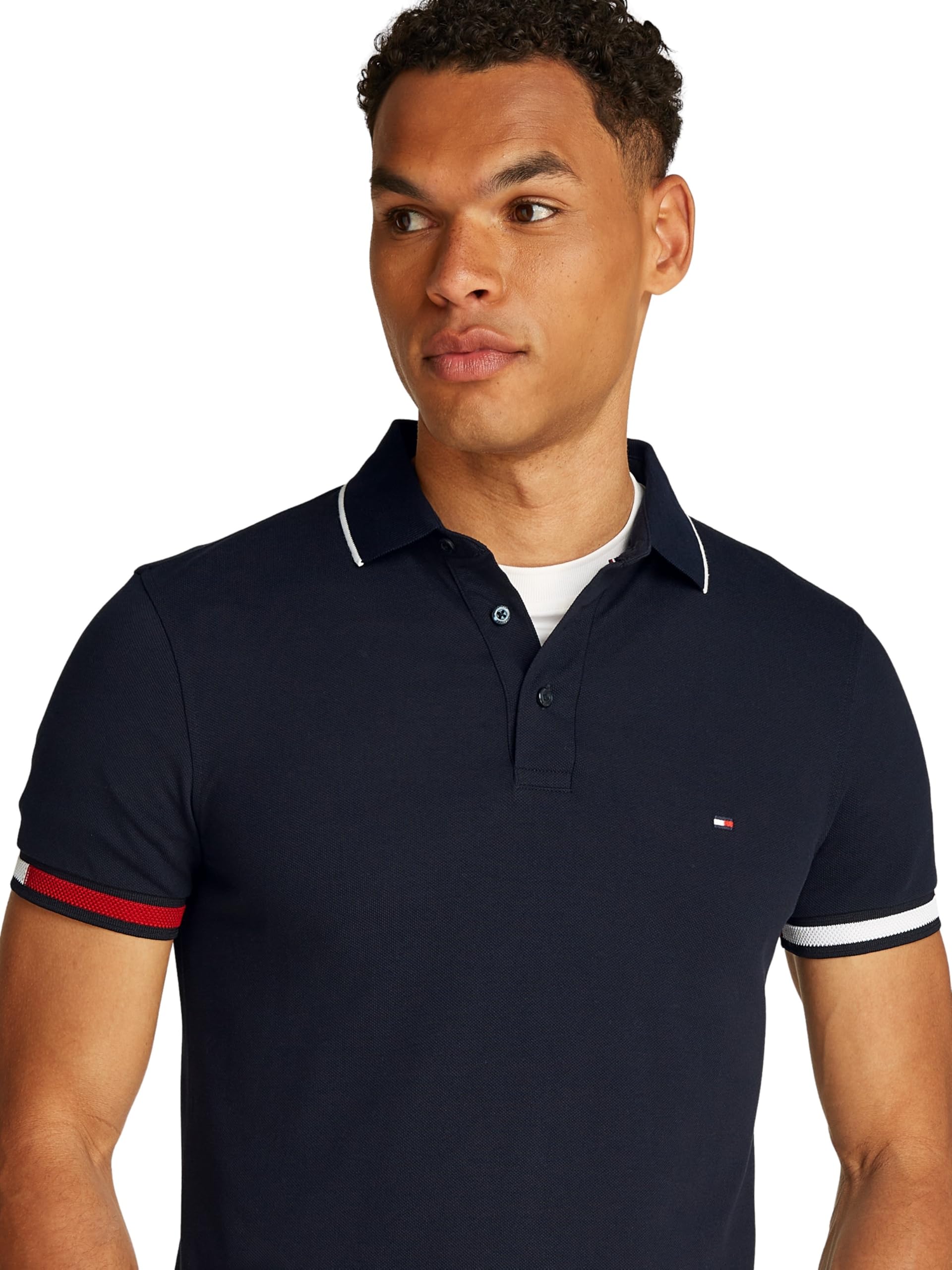 Tommy Hilfiger Polo a Maniche Corte MW0MW38458 - Uomo
