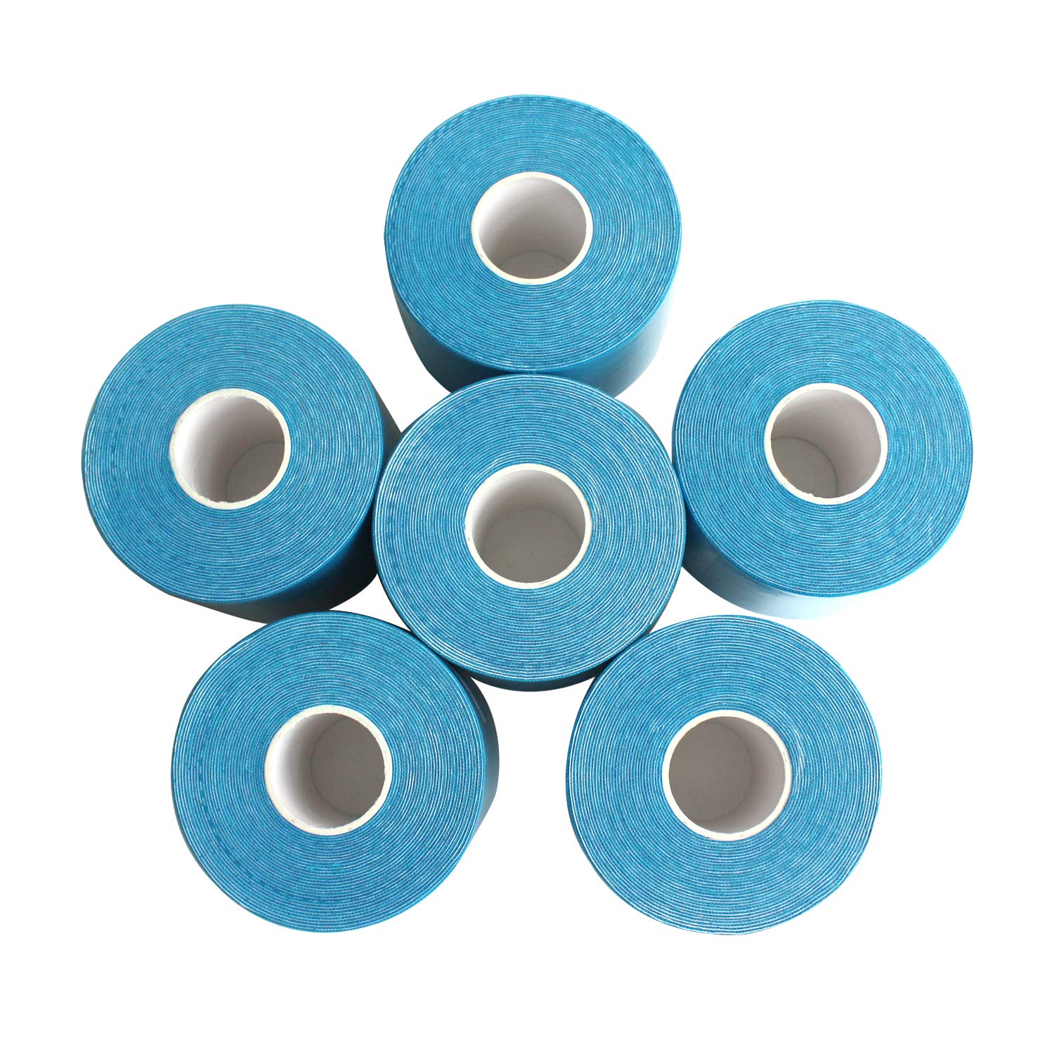 Kinesiology Tape Water Resistant Uncut Sports Tape - 6 Count 2 in x 16 5 ft - Professional