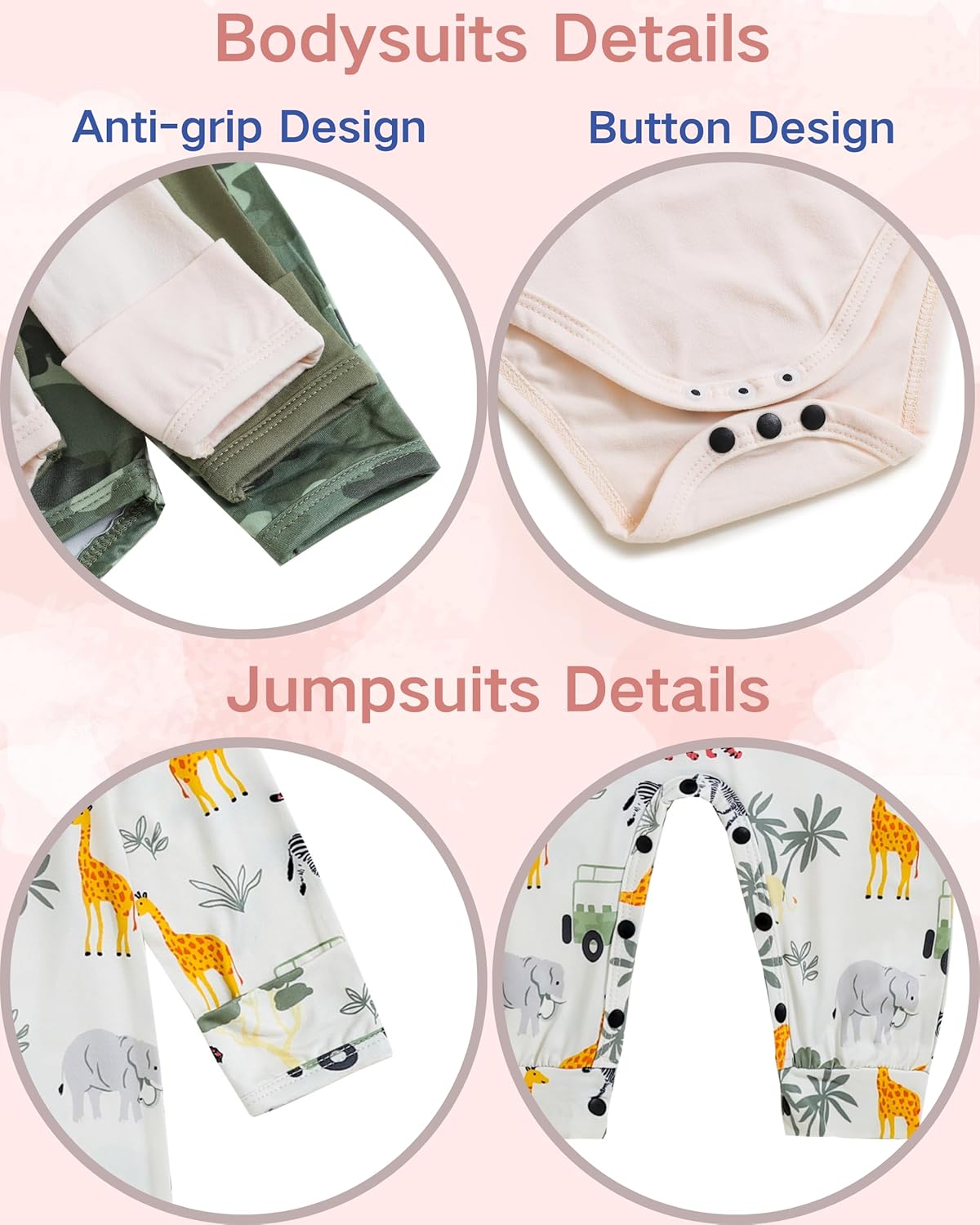 Renotemy Newborn Baby Boy Clothes Essentials 11-Piece Layette Set with Bodysuits, Pants, Hats, Blanket-Infant Unisex Outfit