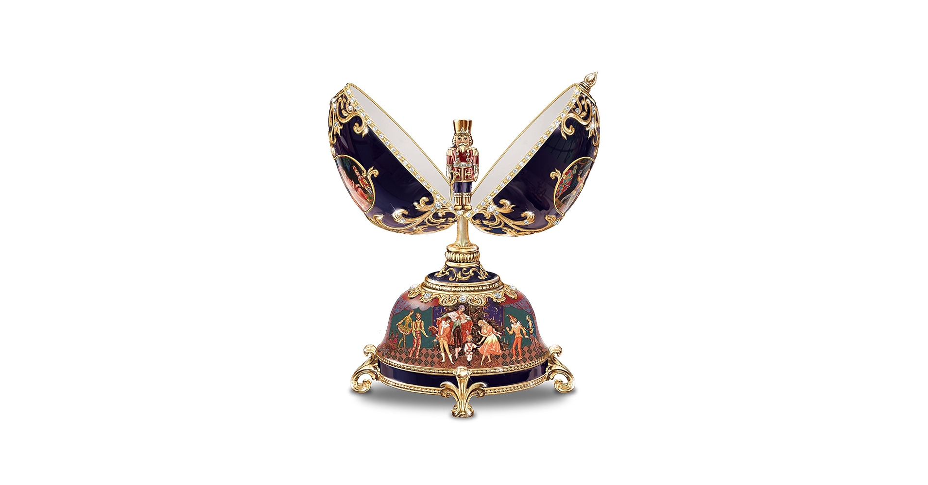 Amazon.com: The Nutcracker Heirloom Porcelain Musical Egg