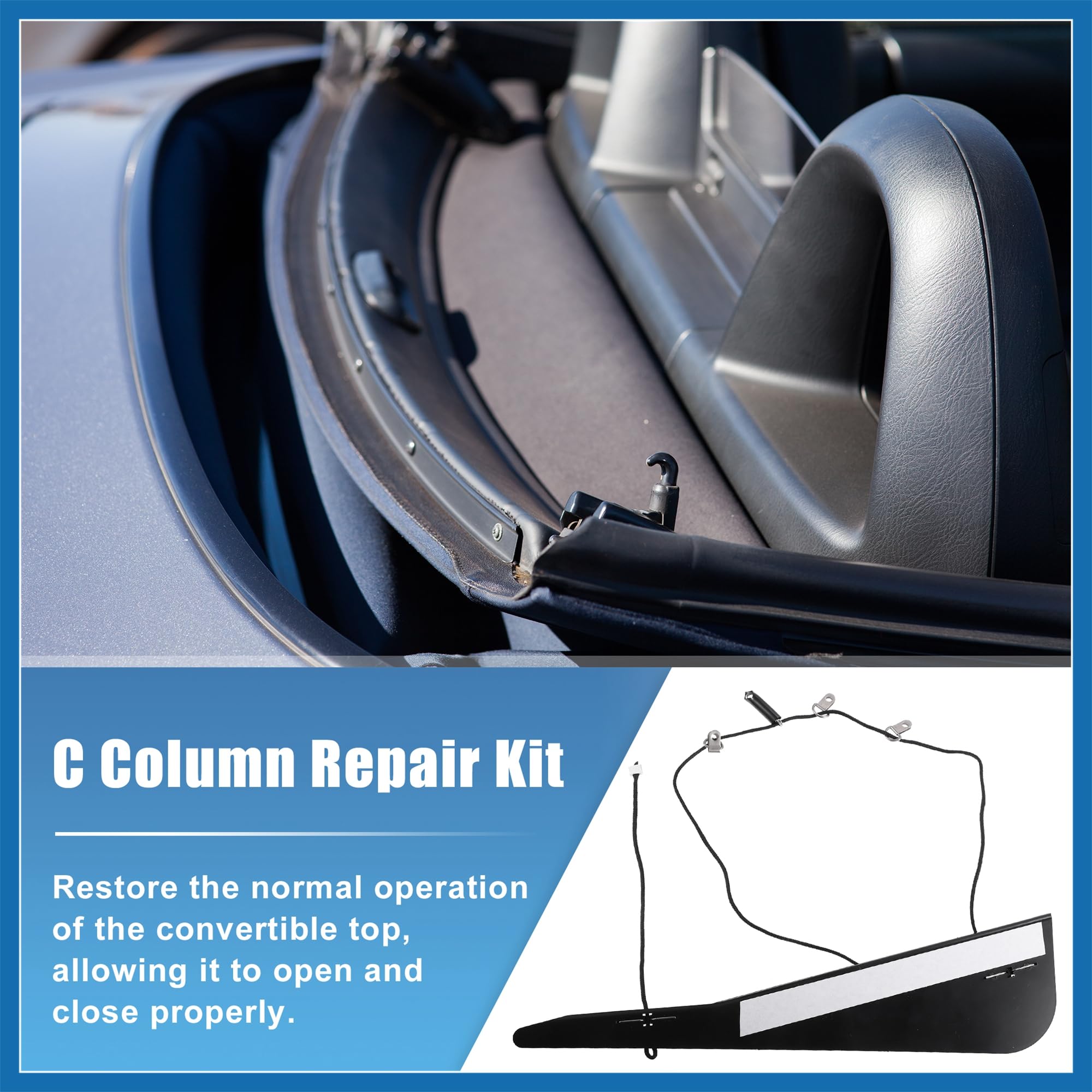 A ABSOPRO Convertible Top C Colonne RePaire Kit Remplacement 54-31-7-135-351 Remplacement d'article