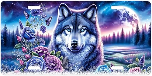 Miniatura 16 de Vanity - Placa de matrícula delantera decorativa - Bonita placa de automóvil fabricada en los Estados Unidos - Placa de metal de aluminio - Placa de