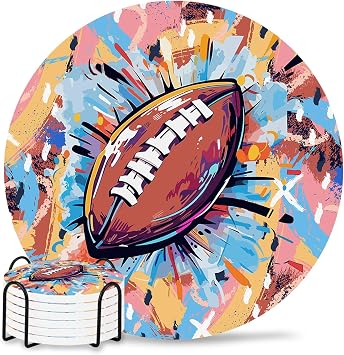 ZFUNCING Ceramic Coaster
