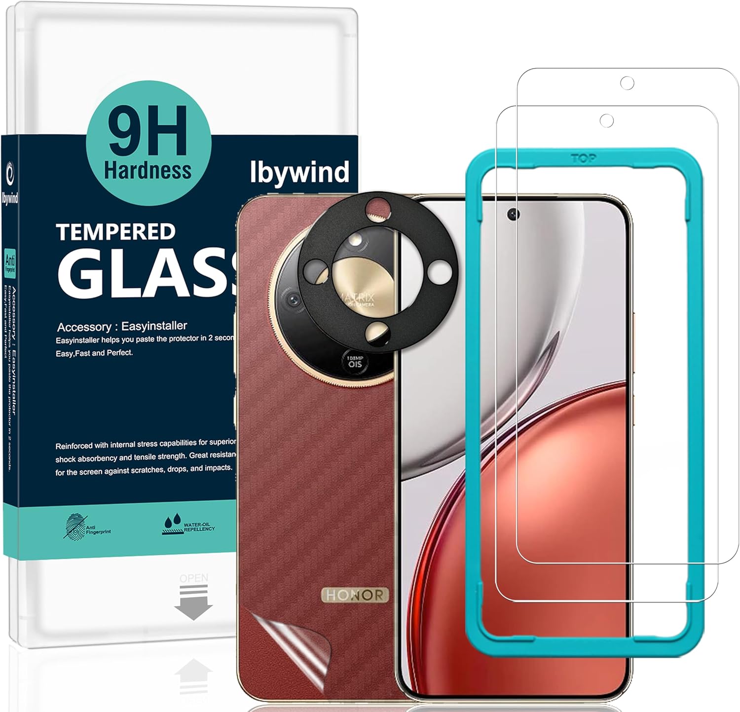 Ibywind for Honor Magic8 Lite 5G Screen Protector,2-Pack,9H Hardness ...