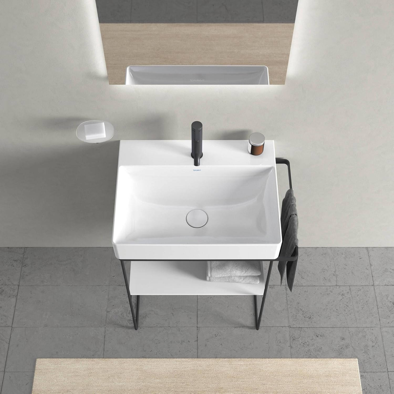 Duravit DuraSquare Metal Console Black