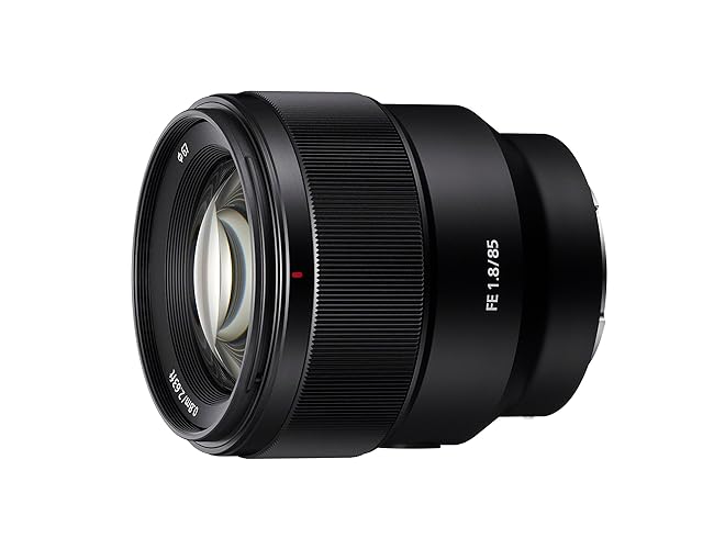 Sony SEL85F18 85mm F/1.8-22 Medium-Telephoto Fixed Prime Camera Lens, Black - w/ SEL85F18/2