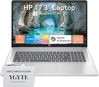 HP 17 Inch AI Touchscreen Laptop, Intel Core 5, 64GB RAM, 2TB SSD, Windows 11 Pro
