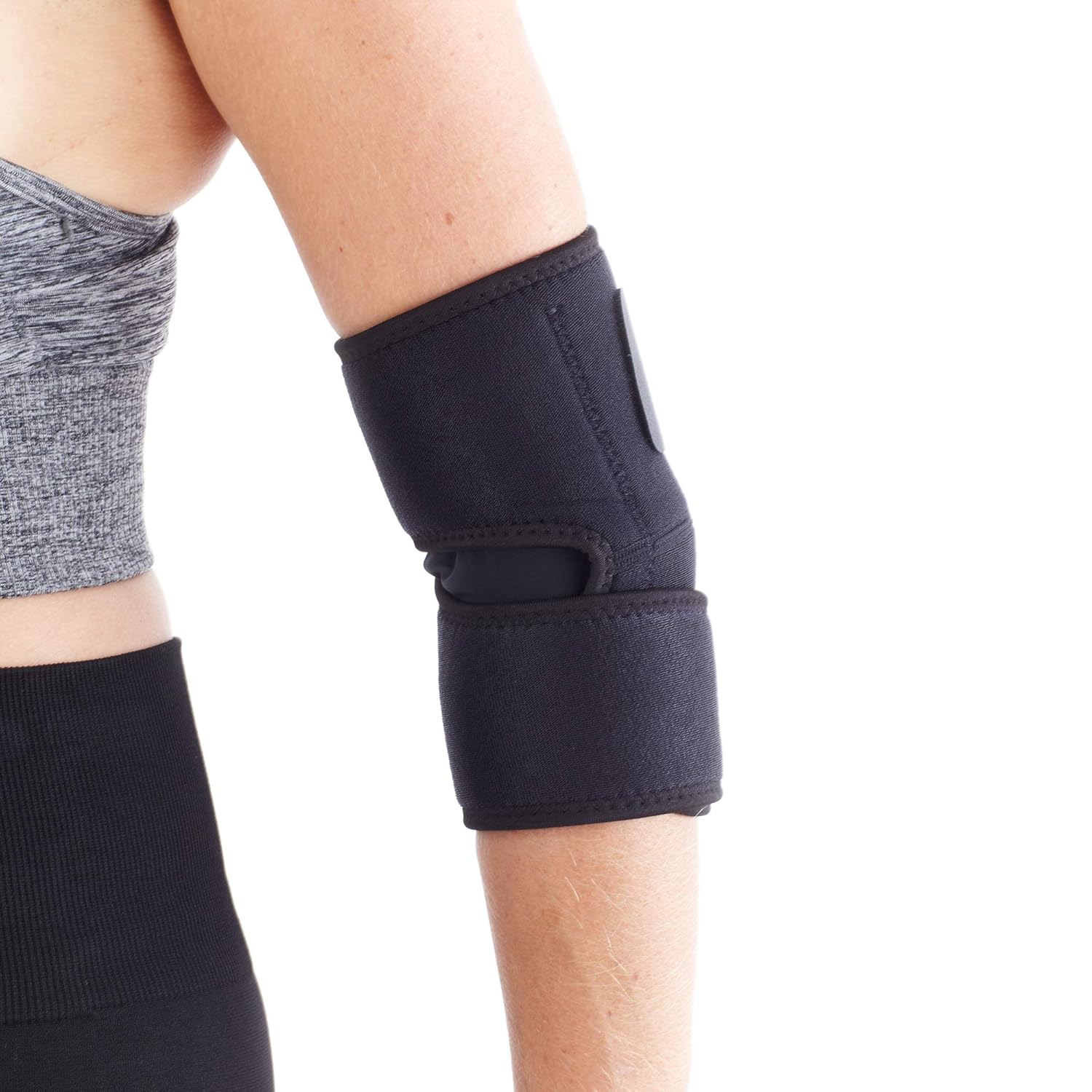 Rite Aid Adjustable Elbow Support, One Size Fits Most - Pack of 1 | Elbow Brace for Tendonitis and Tennis Elbow | Tennis Elbow Brace for Men and Women