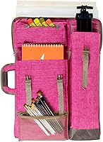 Vista 27 de TRANSON Art Portfolio Case Artist Mochila Bolsa de lona grande 26" x 19.5