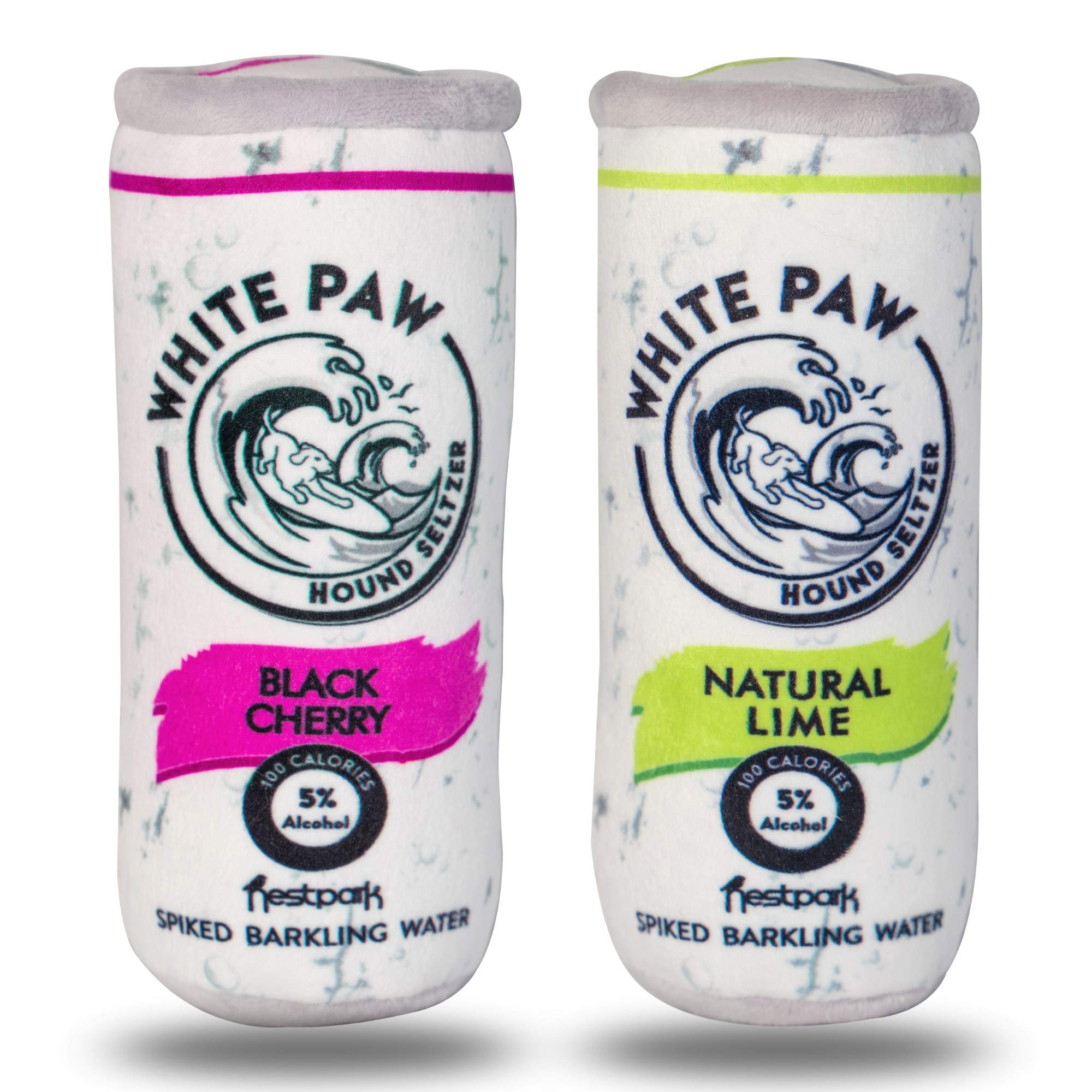 Nestpark Pup Claw Dog Toys - Funny Cute Plush Dog Toys with Squeaker - Parody Dog Toy (2 Pack) (Original)