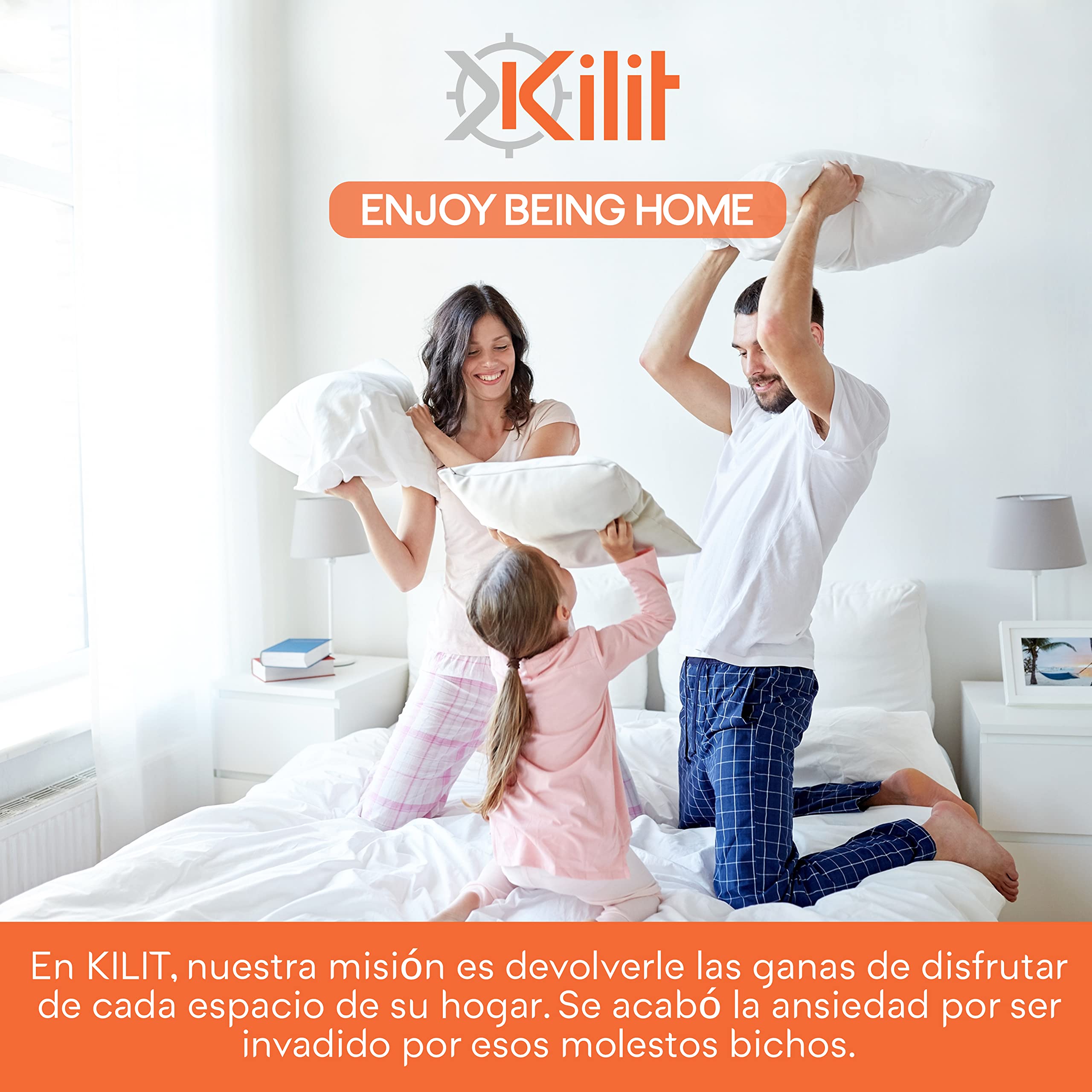 Trampa Chinches de Cama [Kit de 4] Blanco - Interceptor Anti Chinches Profesional - Proteccion Cama Ecologico Sin Pesticidas