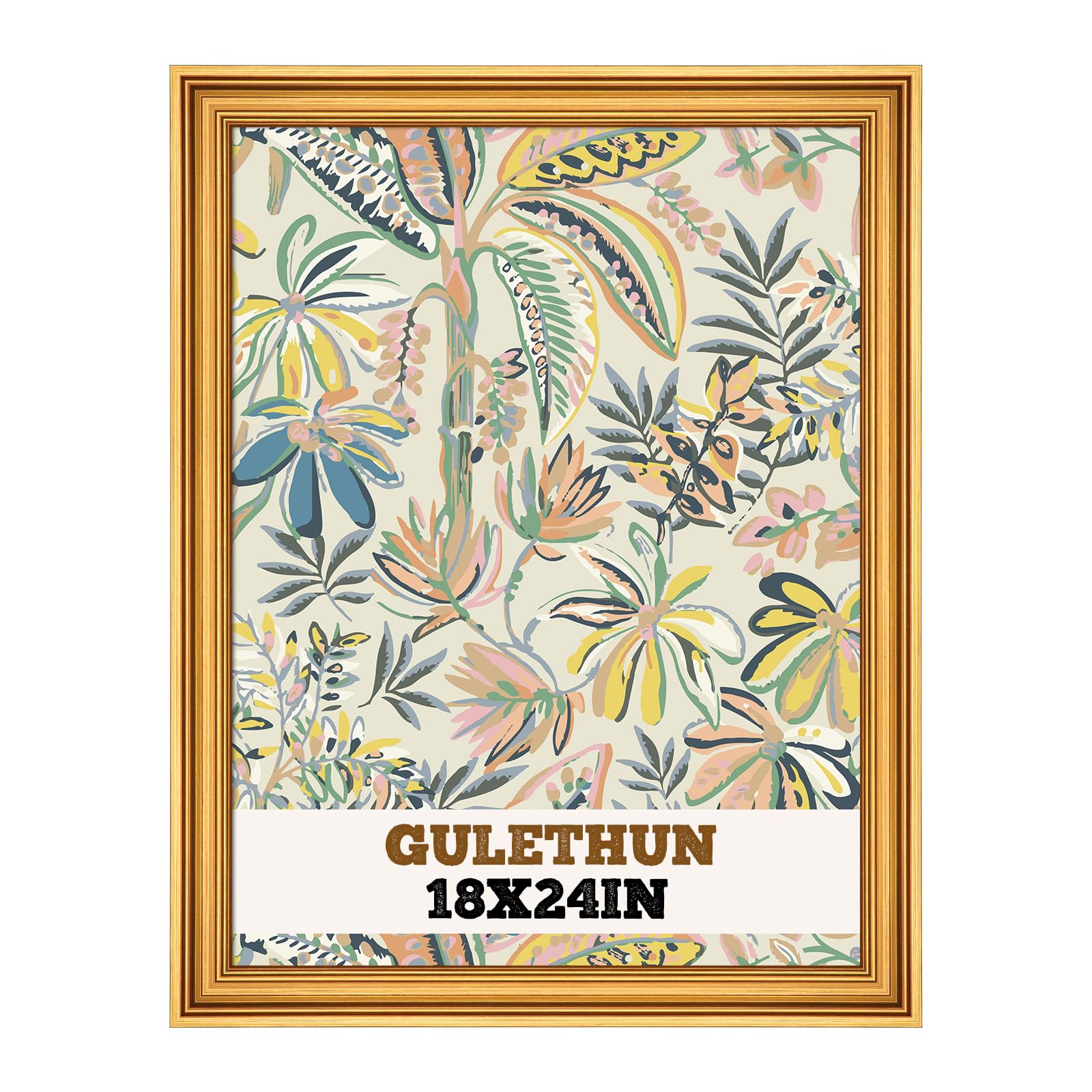 GULETHUN 18x24 Rustic Gold Picture Frame