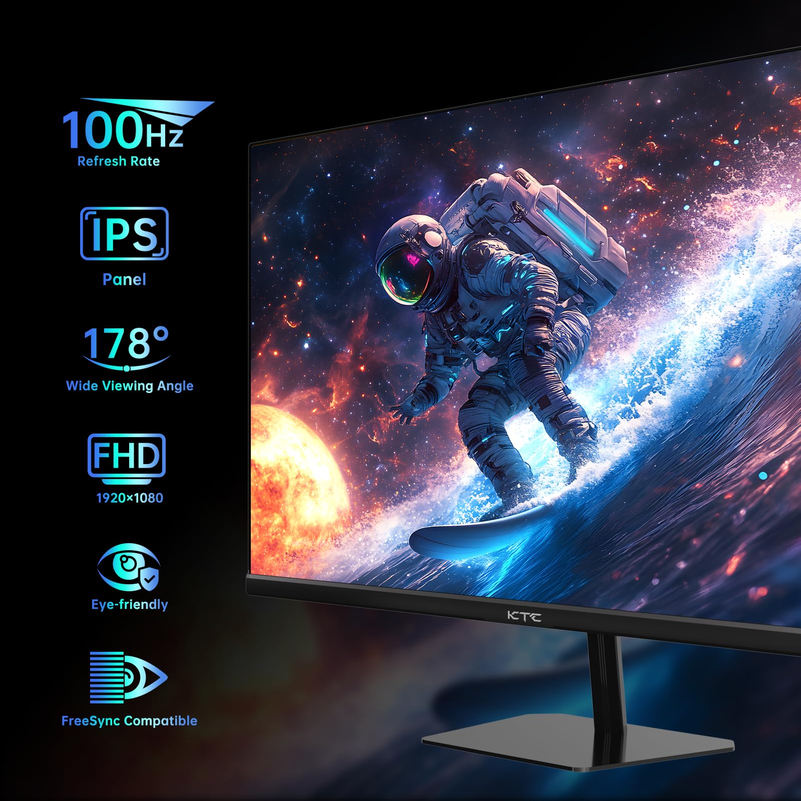 Amazon.com: KTC 24.5 Inch FHD 100Hz IPS Computer Monitor