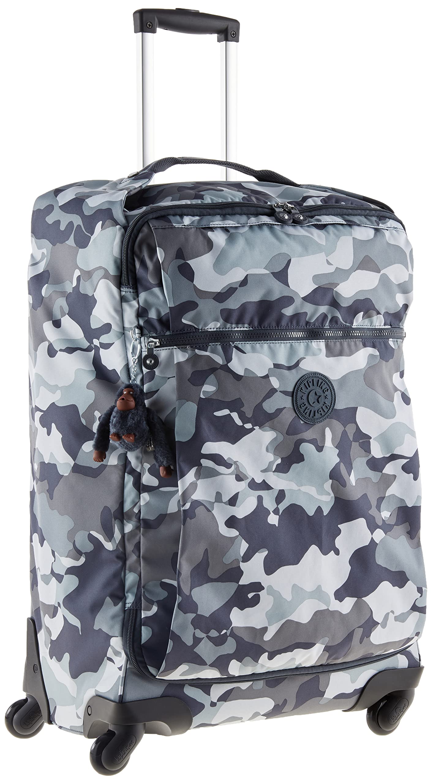 Kipling Women's Darcey Medium 26-Inch Softside Checked Rolling Luggage, 360 Degree Spinning Wheels