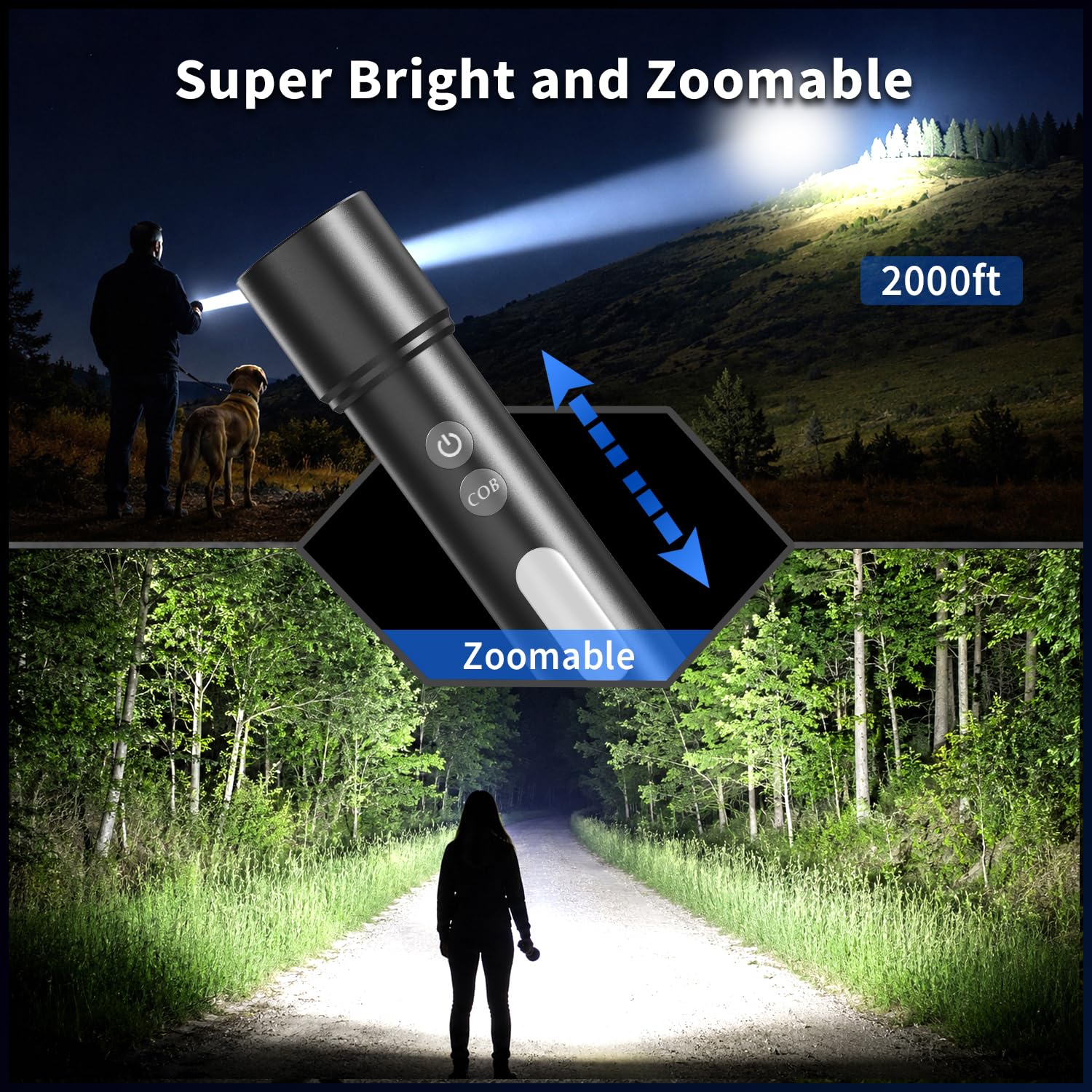 Svoko High Power Rechargeable Torch Light - 10000 Lumens -2 Svoko High Power Rechargeable Torch Light - 10000 Lumens -2