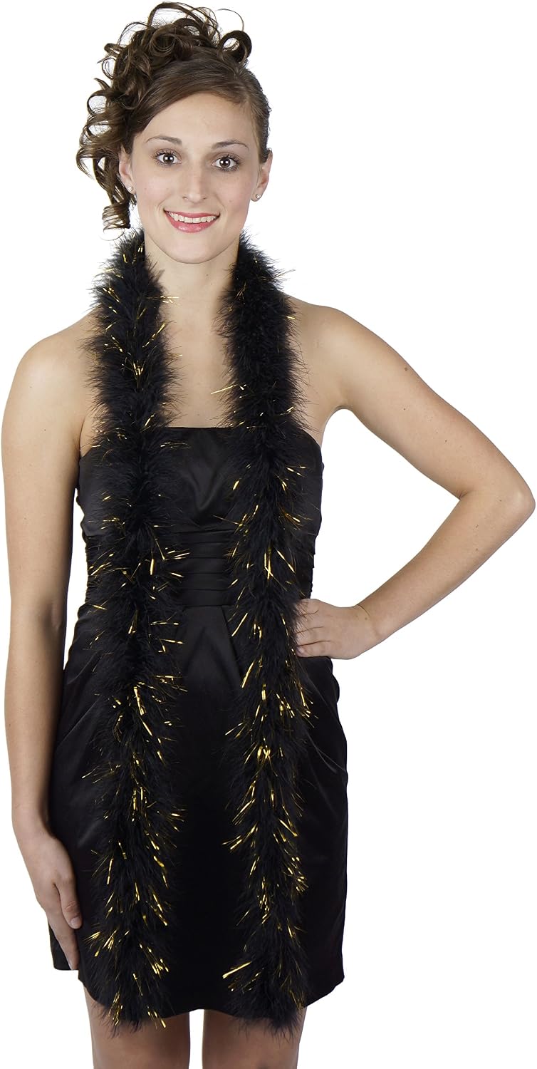 ZUCKER™ Marabou Feather Boas with Lurex - 3"