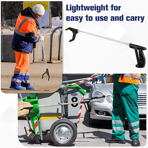 Miniatura 4 de Sabary 20 unidades de recogber Reacher - Recogedor de basura, herramienta a granel, operación de 30 pulgadas, para Navidad, larga para la escuela