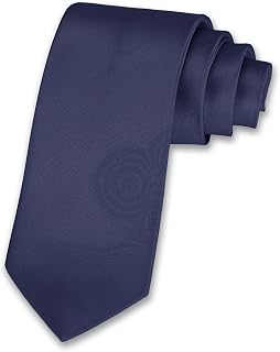 Mens Ties Solid Color Formal Necktie for Men 8 CM(3.15in)