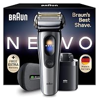 Braun NEVO Rasoio Elettrico Barba, Custodia Power Case