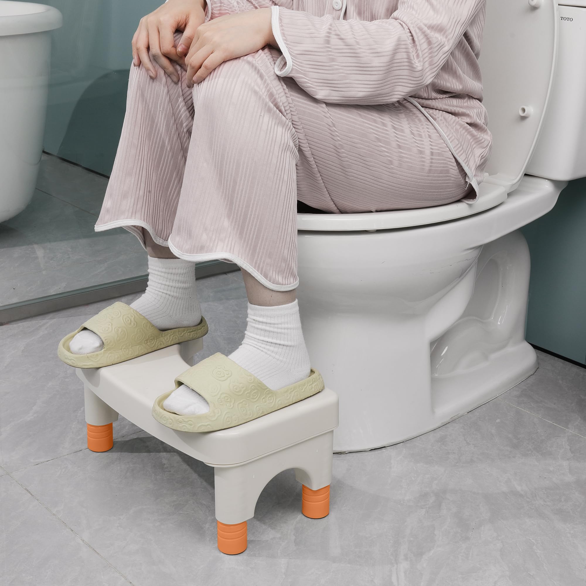 Tabouret Antidérapant Tabouret De Toilette Pour Enfants - Hauteur 15 Cm - Antidérapant, Stable - Pour Apprentissage Propreté - Couleurs Bleu, Rose, Gris Tabouret De Toilette Enfant