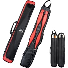Collapsar Pool Cue Case Holds 4 Butts and 4 Shafts Durable Pool Stick Case