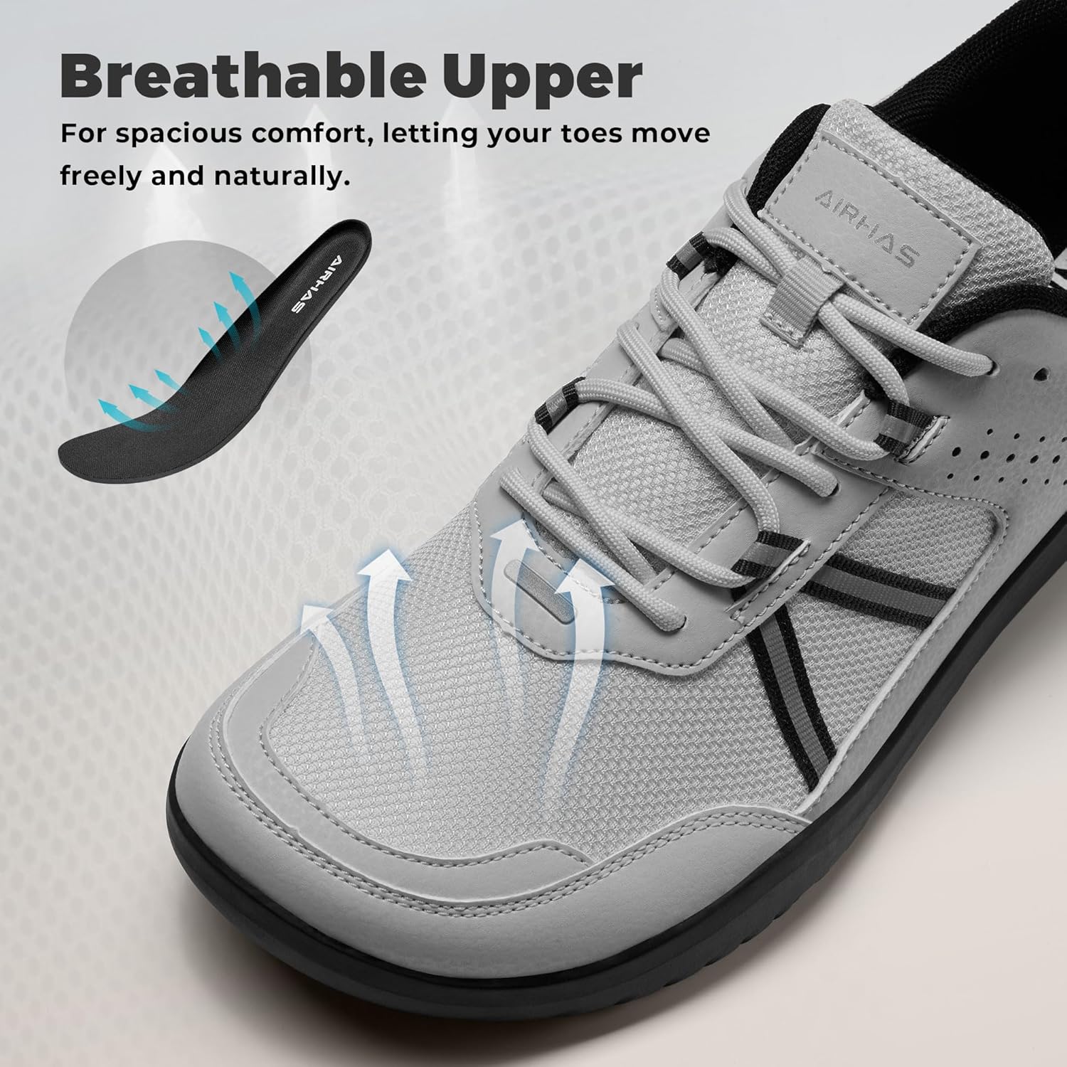 Men's Anatomical Toe Box Barefoot Shoes Zero Drop Breathable Gym Shoes for Men Minimalist Casual Shoes - Image 6