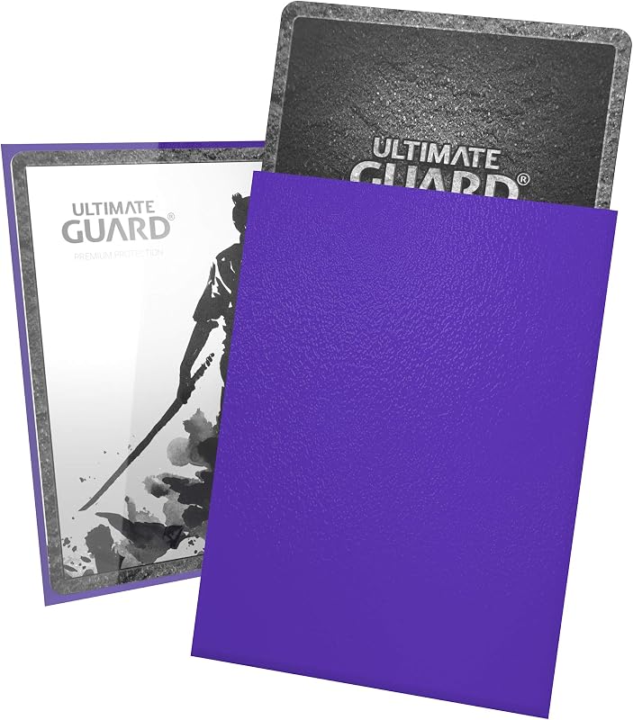 Ultimate Guard Katana Card Sleeves: 100 Standard Size TCG Sleeves, 66 x 91mm, Blue Back, Tournament Quality, No PVC & Acid-Free, High Clarity