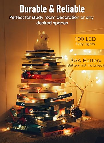 Miniatura 5 de Minetom Luces de hadas enchufables 40 pies 120 luces LED impermeables de alambre de cobre con adaptador UL cadena de luces estrelladas para bodas