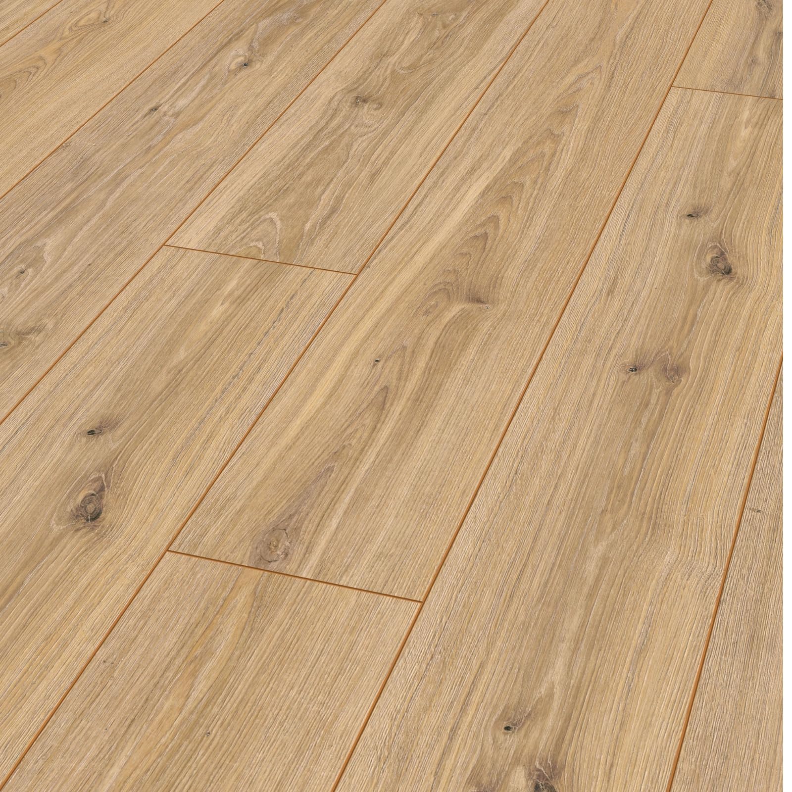 KRONOTEX Laminato Phalsbourg Rovere – Pavimento rustico dal design classico in legno, serie robusta, 188 × 1375 mm, spessore 12 mm, superficie strutturata, durevole e facile da pulire, 188 x 1375 mm