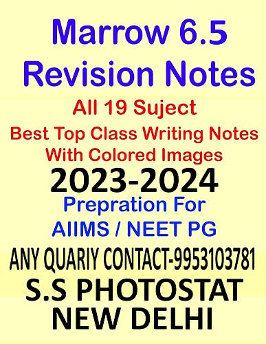 MARROW RAPID REVISION (QUICK RAPID REVISION EDITION-6.5)(FULLY COLOURED WITH ALL-19 SUBJECTS)