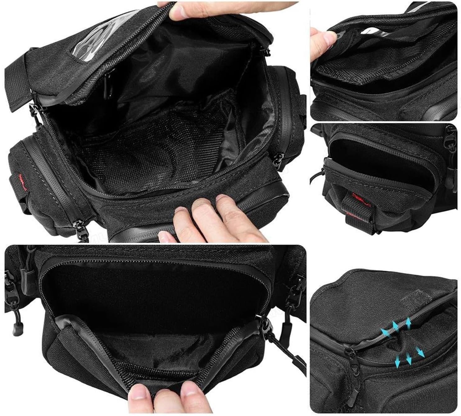 Amazon.co.jp: ハンドルバー用バッグ フロント 収納ポーチ クルシム用
