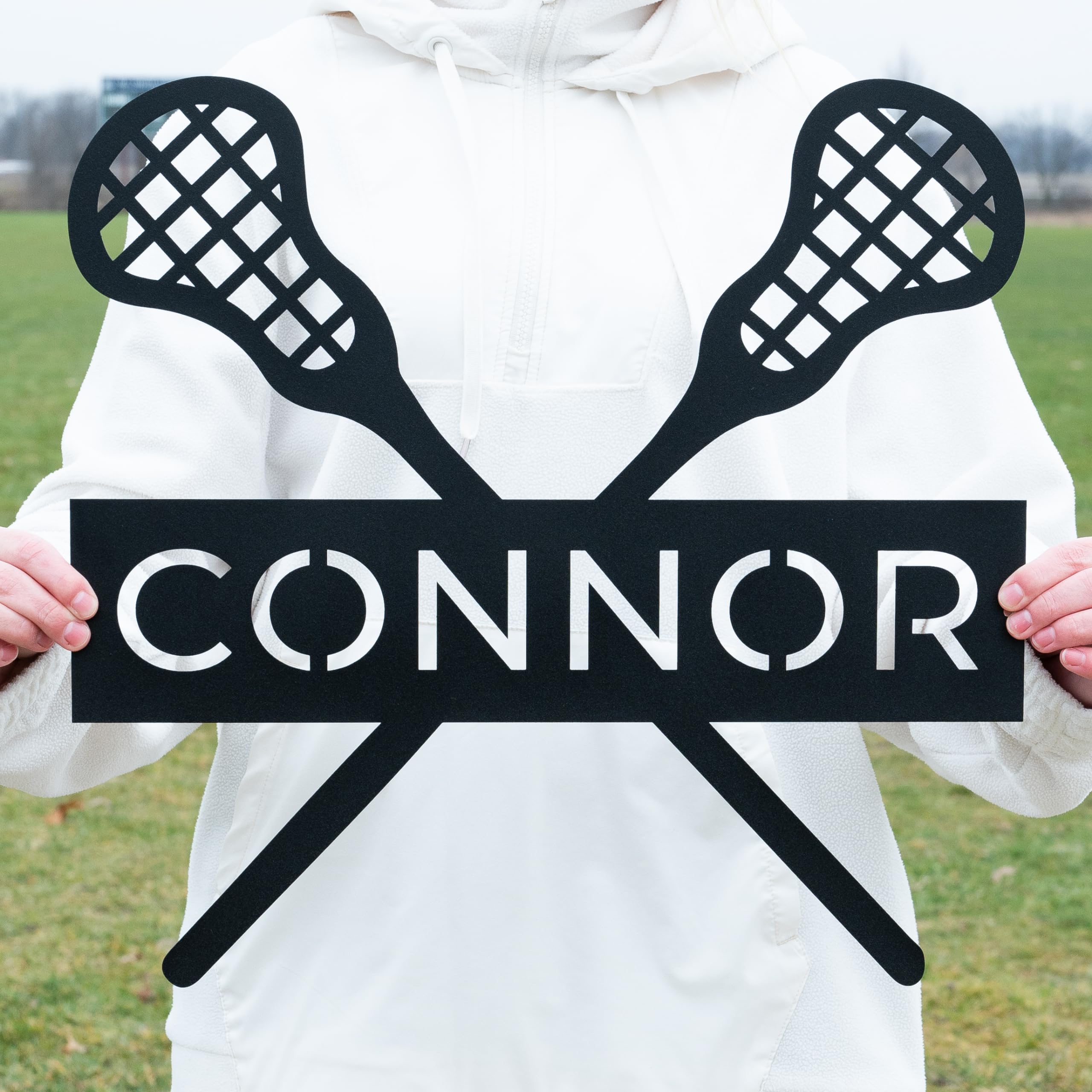 Custom Lacrosse Team Sign Metal Wall Art, Sports Team Name Sign, Lacrosse Home Decor, Lacrosse Sticks, Lacrosse Player Gift, Christmas Birthday Gift