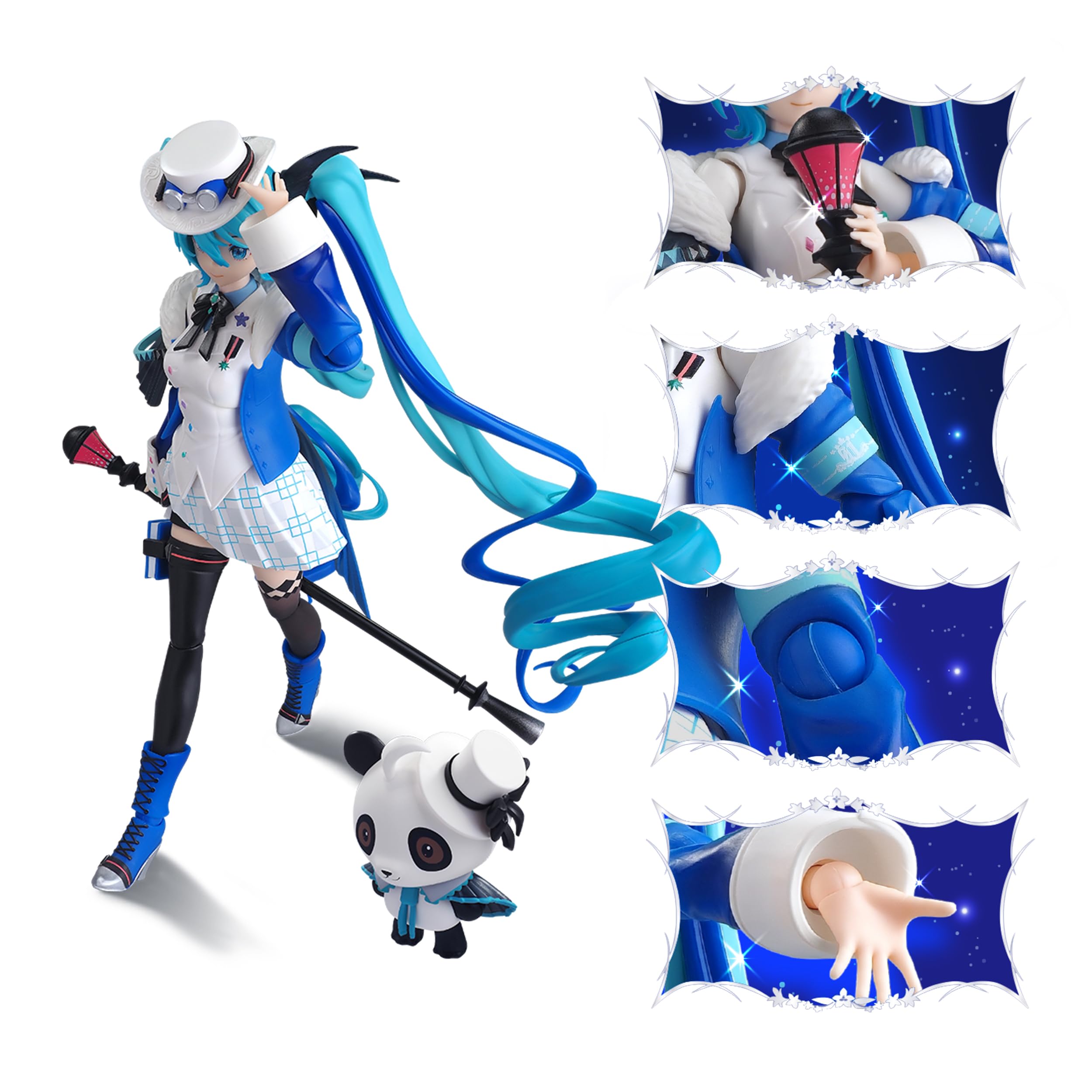 BLOKEES Hatsune Miku Fantastics Series 'Miku with You 2025' Figura da collezione ufficiale Vocaloid Anime Model Kit giocattolo, figura dettagliata per fan e collezionisti