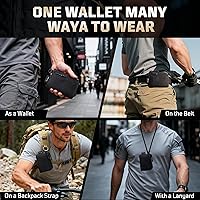 Men's Coin Purse, 500D Cordura Small Coin Pouch, Minimalist Wallet With Ykk Zipper Id Card Holder Money Bag P 100699231