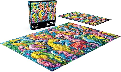 Miniatura 4 de Buffalo Games - Eduard - Fantasía de caballito de mar - Rompecabezas de 1000 piezas para adultos desafiante rompecabezas perfecto para noches de