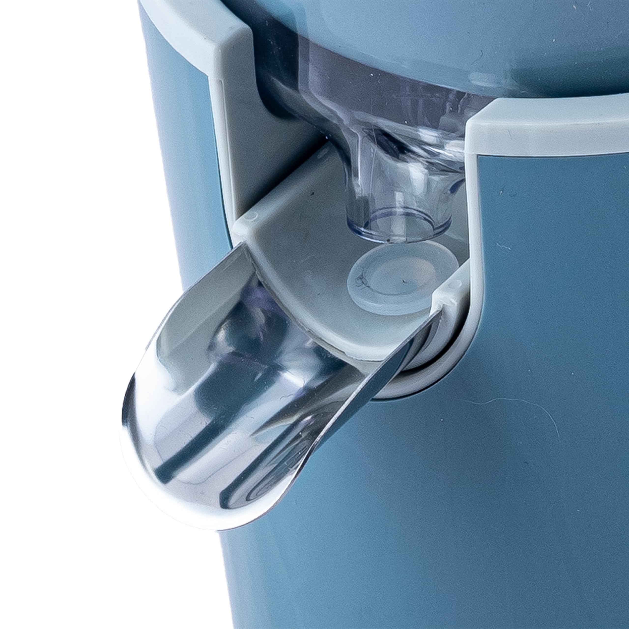 Tognana Iridea, Exprimidor 500 W plástico - acero inoxidable, Azul celeste