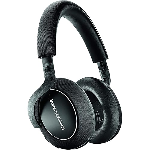 Bowers & Wilkins Px7 Over Ear Wireless Bluetooth Headphone, Adaptive Noise Cancelling - Carbon Edition