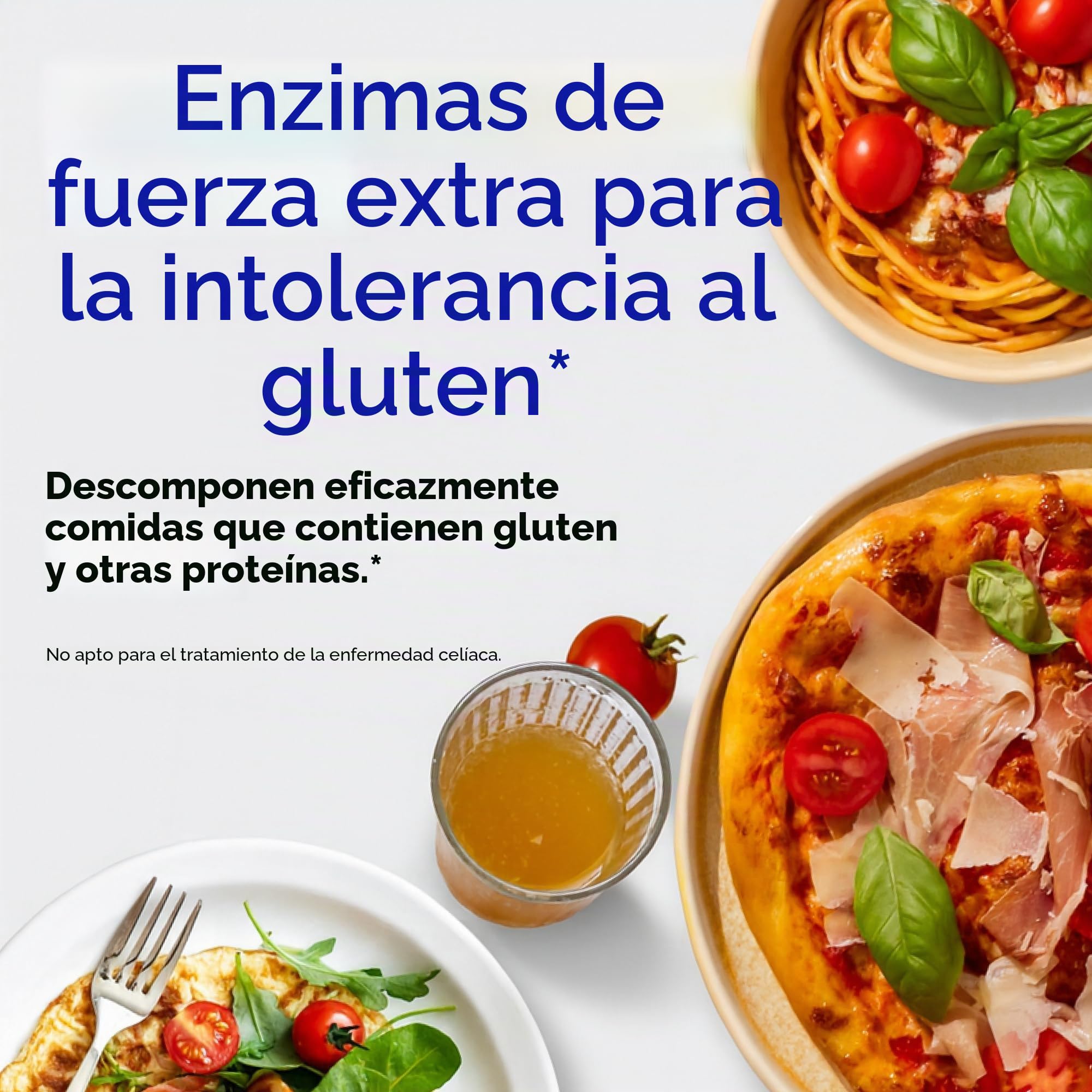 Enzymedica Glutenease Extra fuerza (no-Gmo, Kosher, 60 cápsulas vegano)