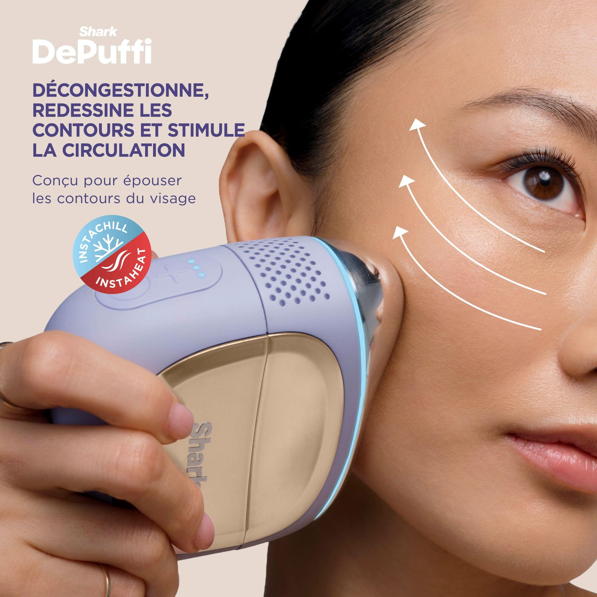 Shark FacialPro Glow, Appareil de soin du visage hydrofacial FH320EUBK | Nettoie, hydrate et decongestion, éclat visible en 10 min, Développé par des dermatologues