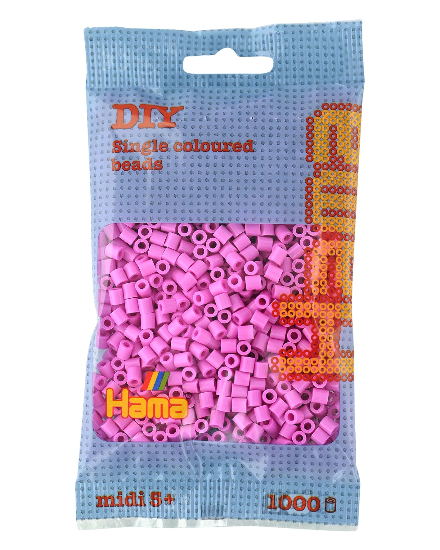 HAMA Bolsa de perlas | Aprox. 1000 cuentas midi fusibles para manualidades y mosaicos | Perlas de fusión para niños creativos 5+ | Juego de arte y decoración | Light Blue — view 7