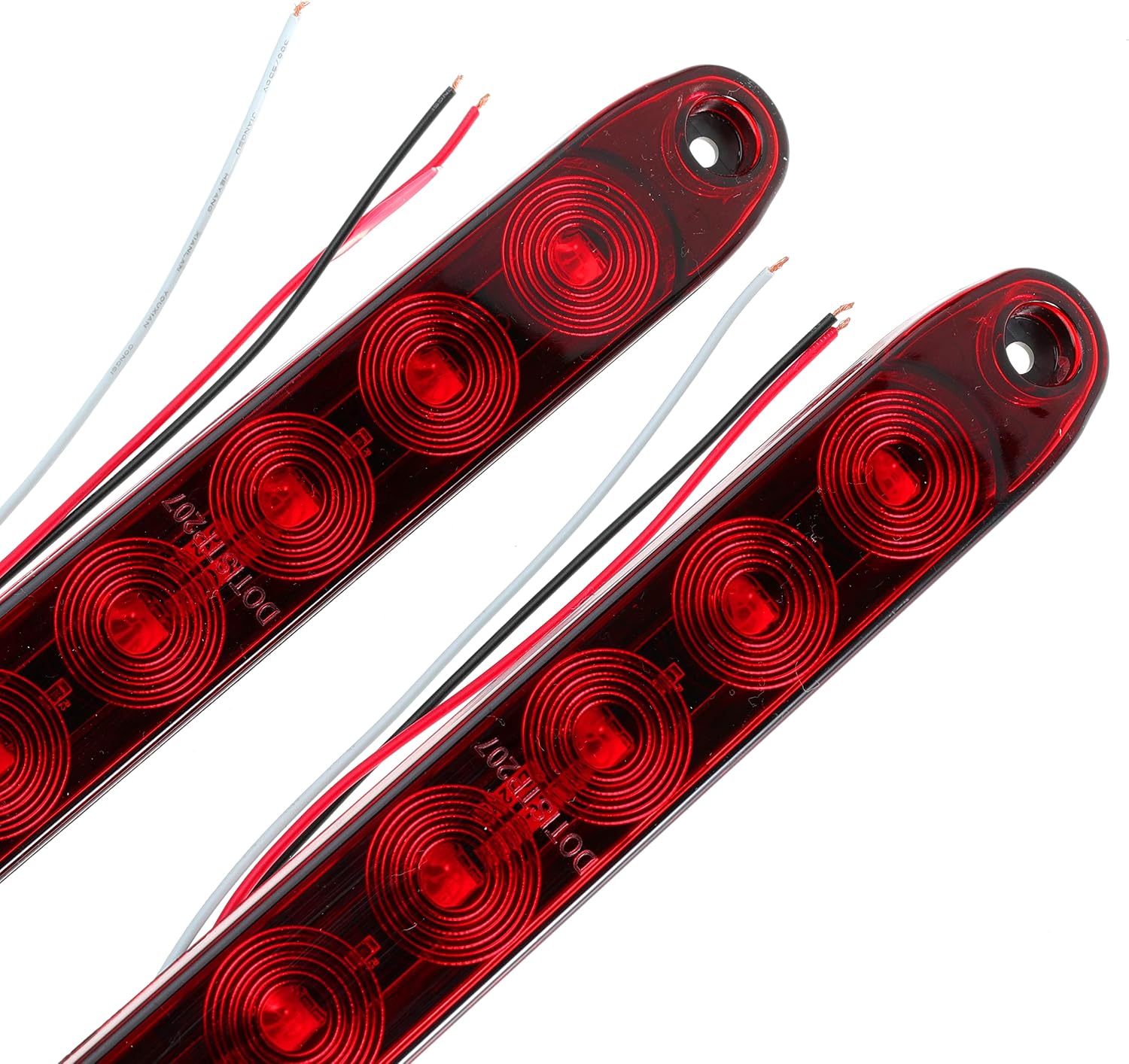 15 Inch 11 LED Trailer Light Bar 12V LED Tail Lights for Park Stop Brake Turn Signal Trailer Car Truck Boat Motorcycle 2PCS