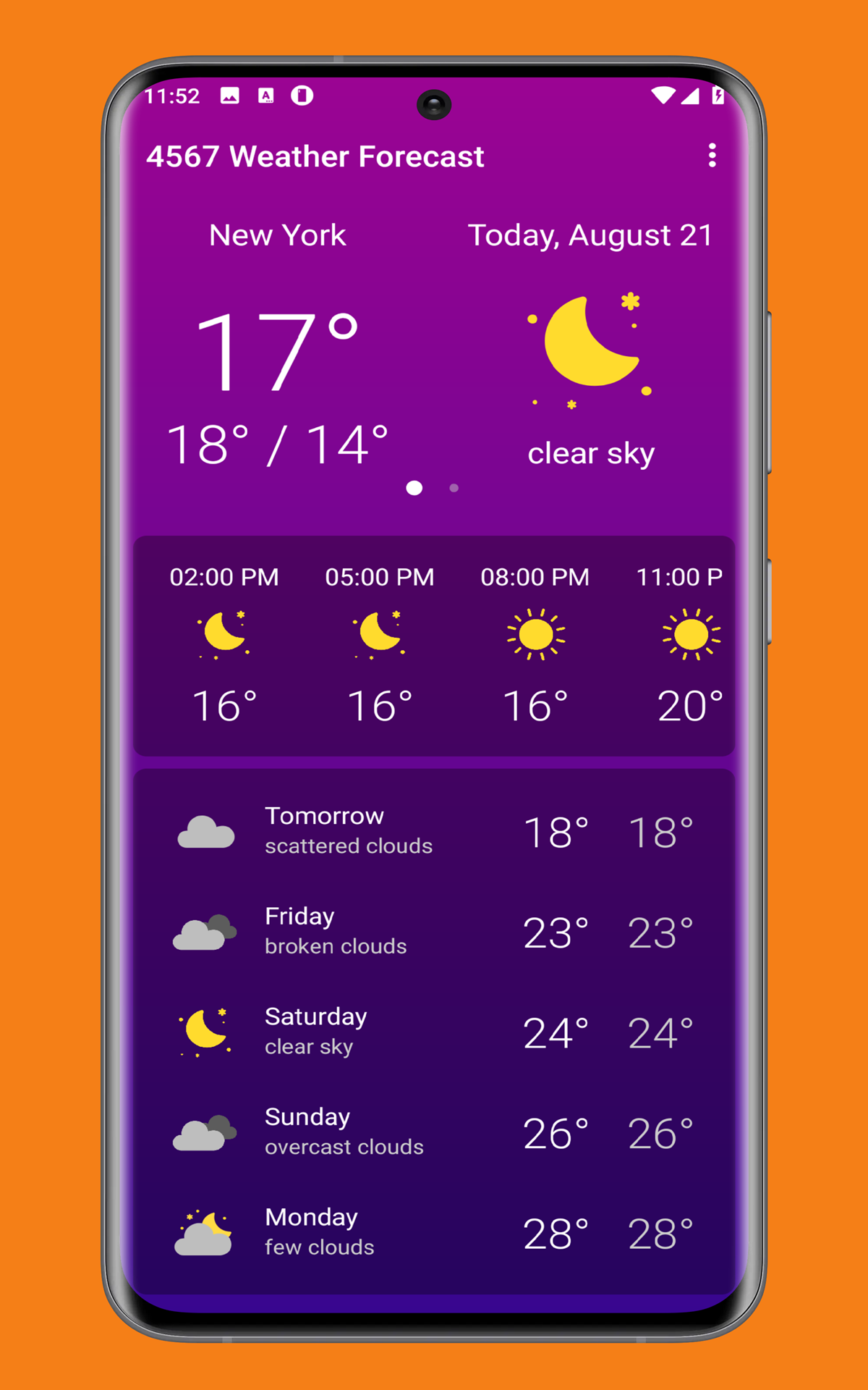 4567 Weather Forecast-Amazonアプリストアのアプリ