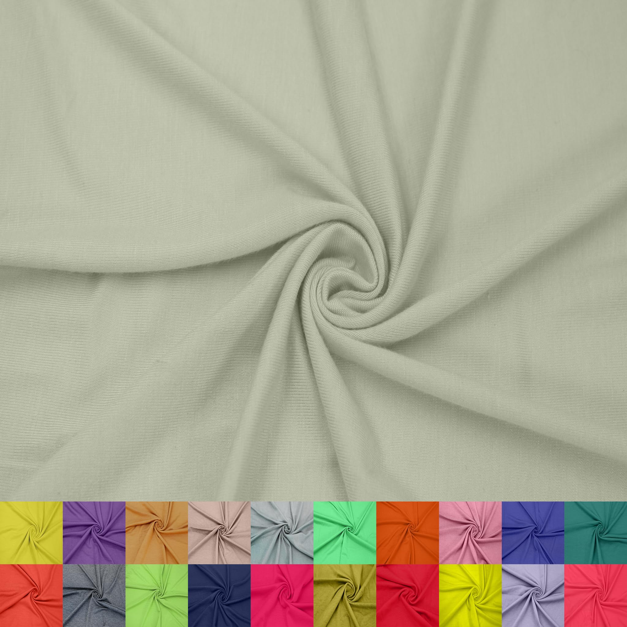 60" Wide Rayon Spandex Jersey Knit Fabric by The Yard - 4-Way Stretch, 200GSM, Medium Weight -Soft & Breathable - Apparel, Accessories, Maternity & Decorations — view 81