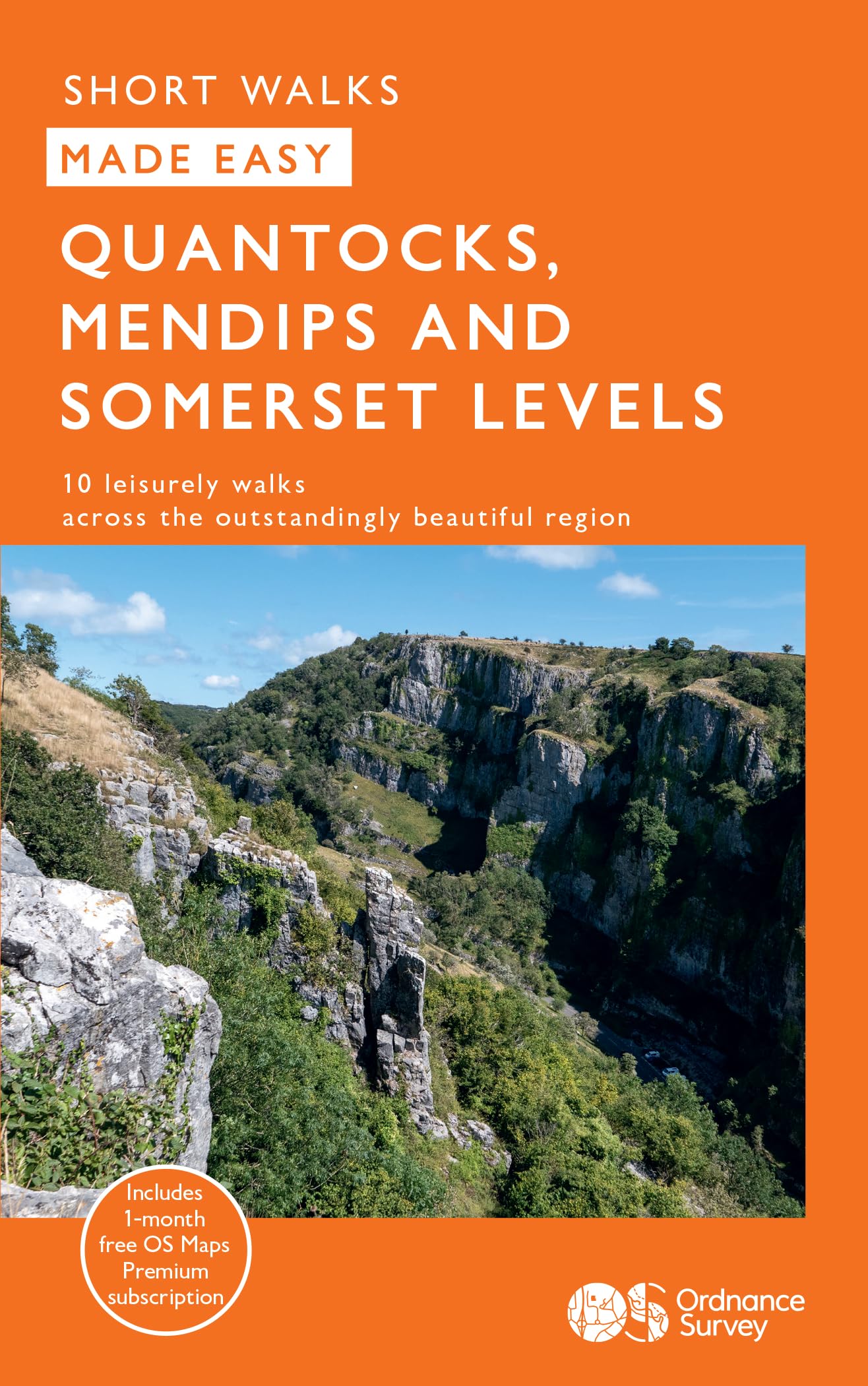 Quantocks, Mendips and Somerset Levels Short Walks Made Easy | Ordnance Survey | 10 Accessible Walks For Everyone | Guidebook | England | Walks | Adventure | Leisurely Walks (OS Short Walks Made Easy)