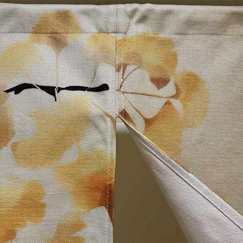 Miniatura 4 de Ofat Home Cortina de puerta Noren japonesa con diseño de gato durmiendo, cortina de armario, cortina de pared para colgar en la ventana, 33.5 x 59.1