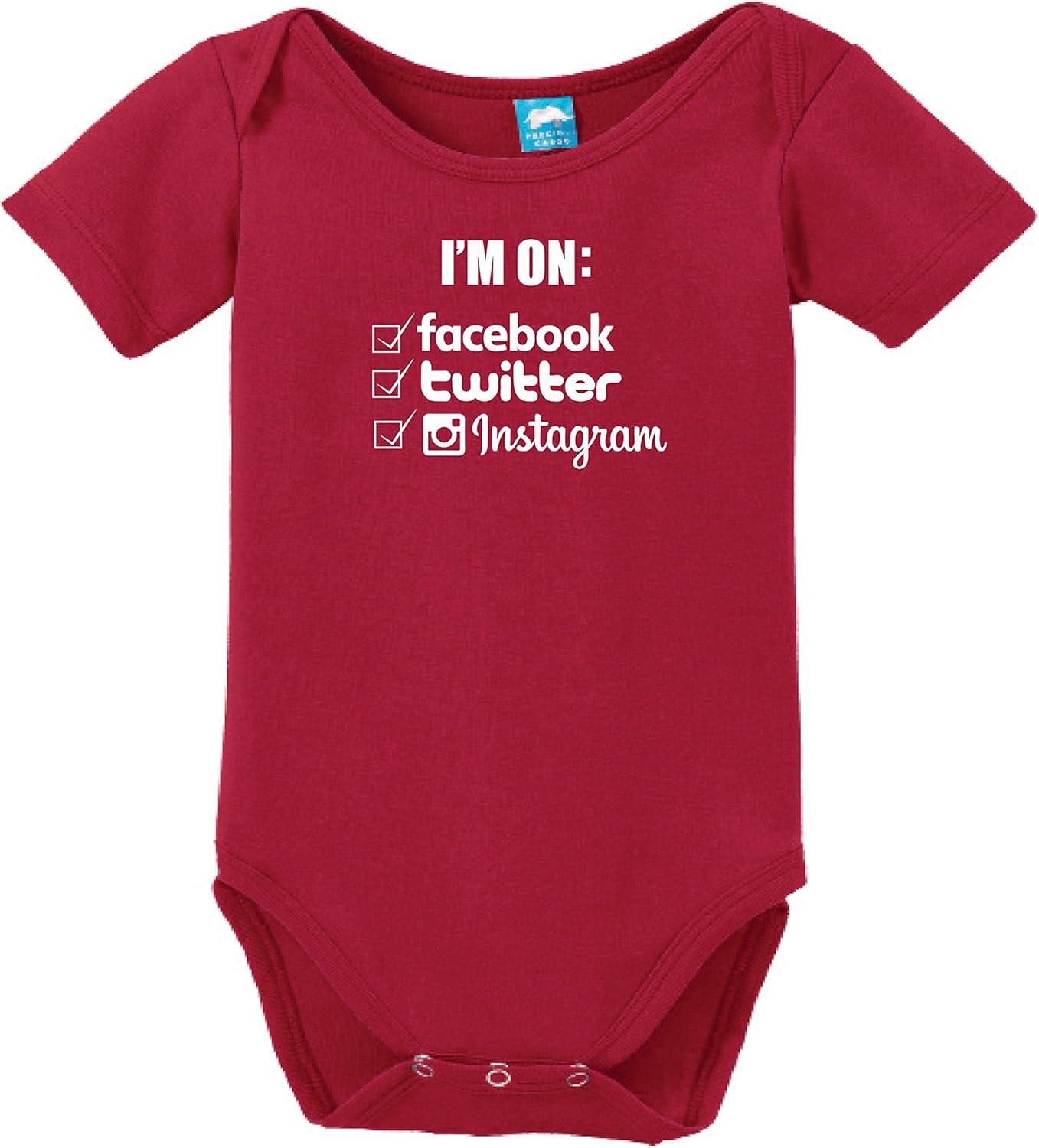 Amazon Com Im On Facebook Twitter Ig Printed Infant Bodysuit Baby Romper Clothing Amazon Com Im On Facebook Twitter Ig Printed Infant Bodysuit Baby Romper Clothing